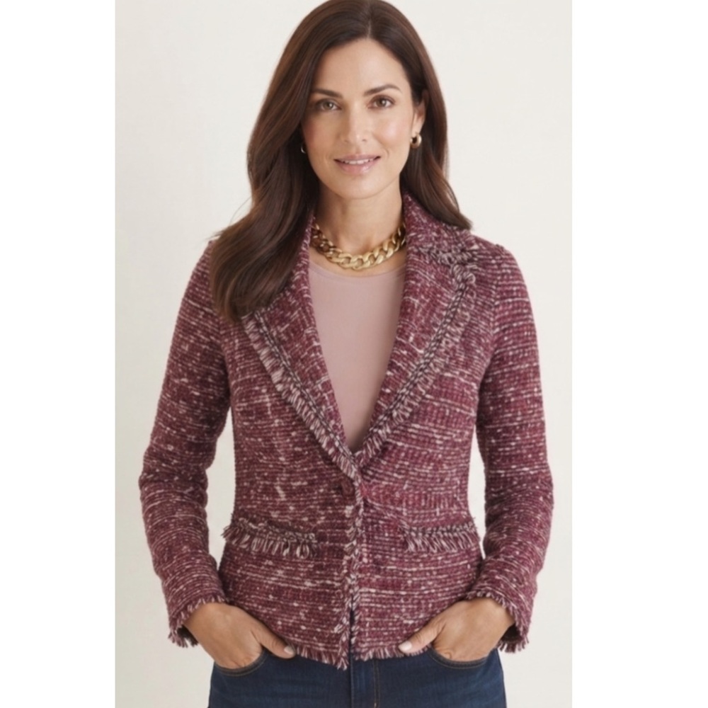 Chicoโs Structured Cardigan NWT